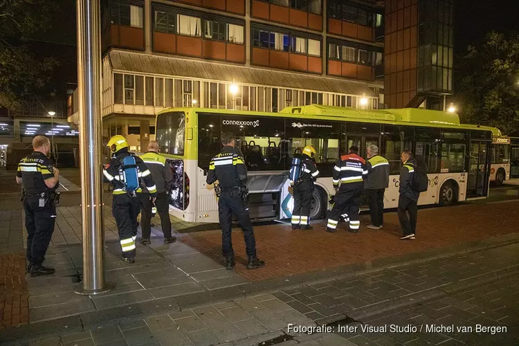 Passagiers uit bus gezet vanwege rookontwikkeling