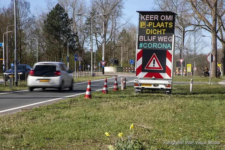 Parkeerterreinen stranden Zandvoort en Bloemendaal afgesloten