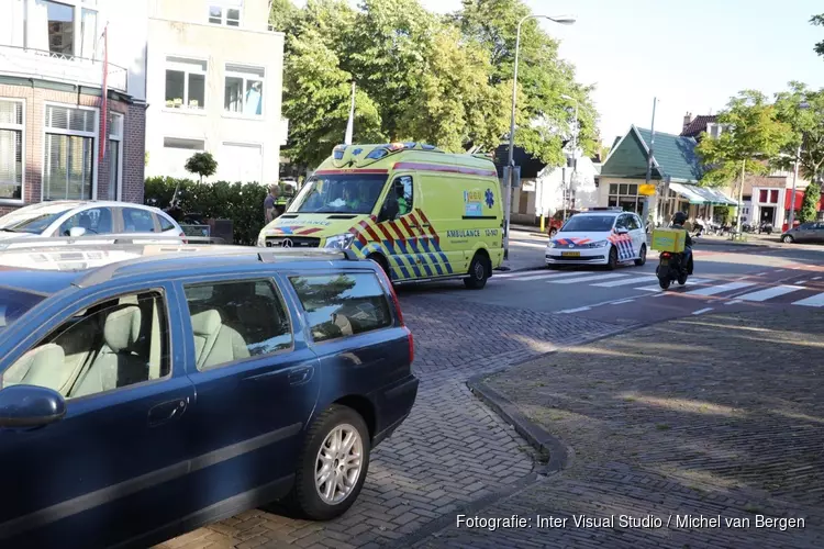 Auto en motor botsen in Heemstede