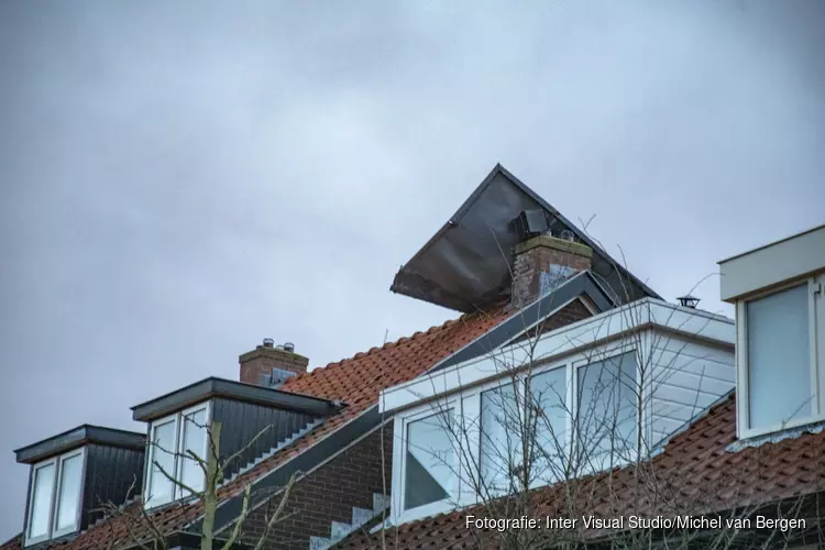 Stormschade Saturnusstraat Haarlem