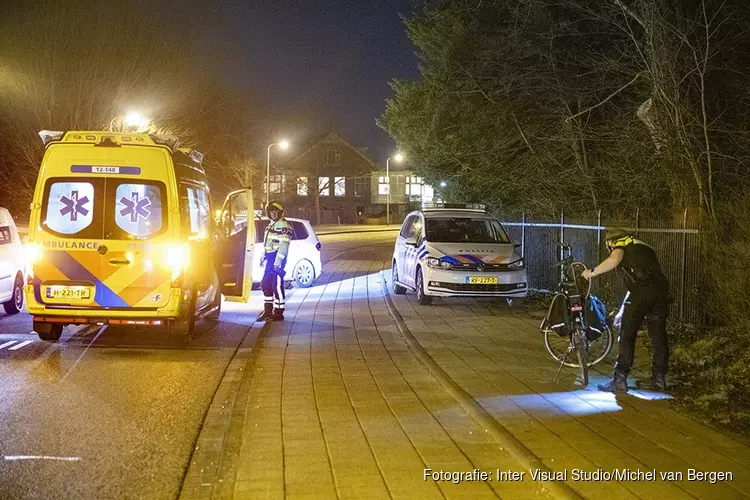 Fietser gewond na ongeval op de Korte Zijlweg in Overveen