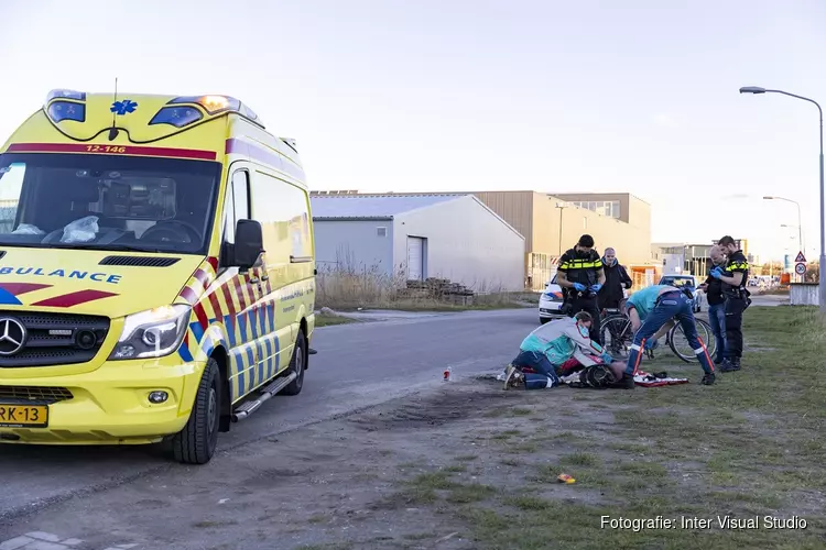 Man wil geluid motor laten horen en komt lelijk ten val