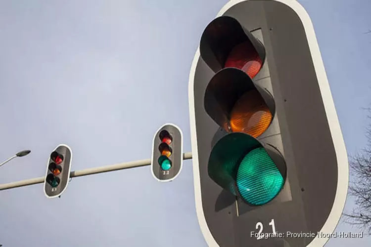 Werkzaamheden aan ‘groene golf’ op N208 (Westelijke Randweg/Delftlaan) Haarlem