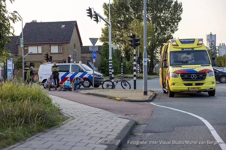 Weer botsing in beruchte bocht op fietspad Jan van Krimpenweg