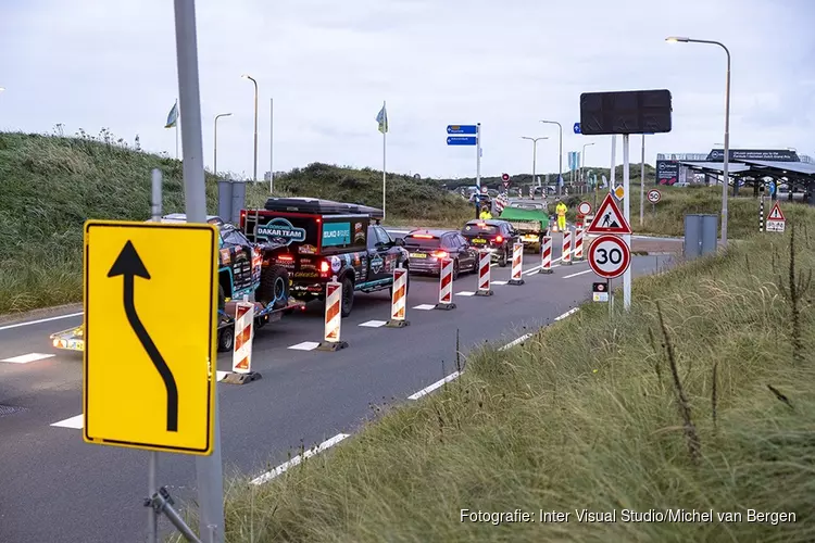 N200 richting Zandvoort afgesloten bij Bloemendaal aan Zee