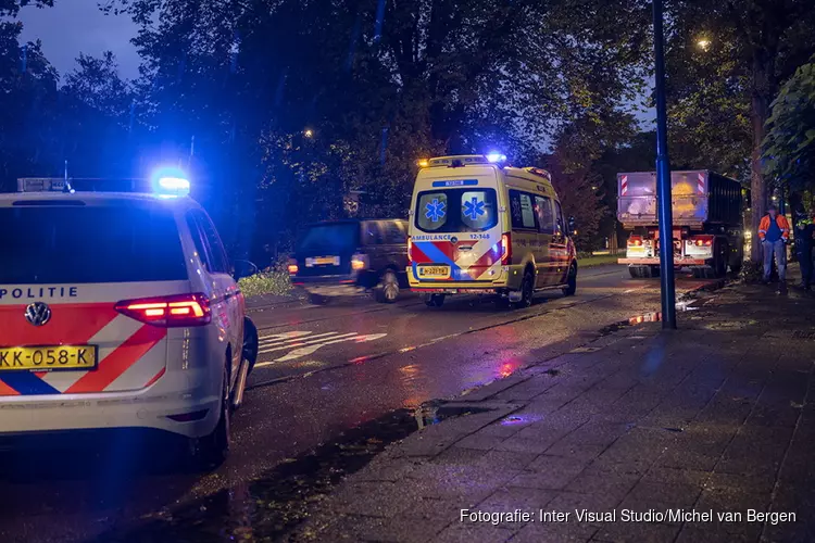 Fietser gewond na botsing met containerwagen in Heemstede