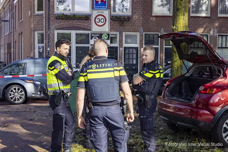 Ongeval na inhaalactie op Westergracht in Haarlem