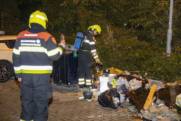 Politie en brandweer in actie na vondst van box met kristallen