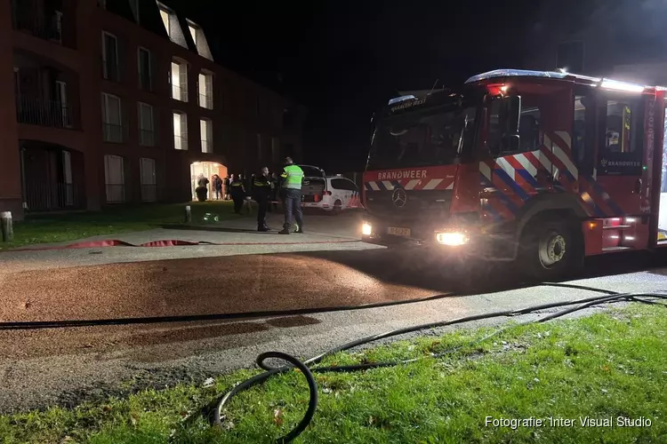 Appartementen ontruimd na brand in kelder in Aerdenhout