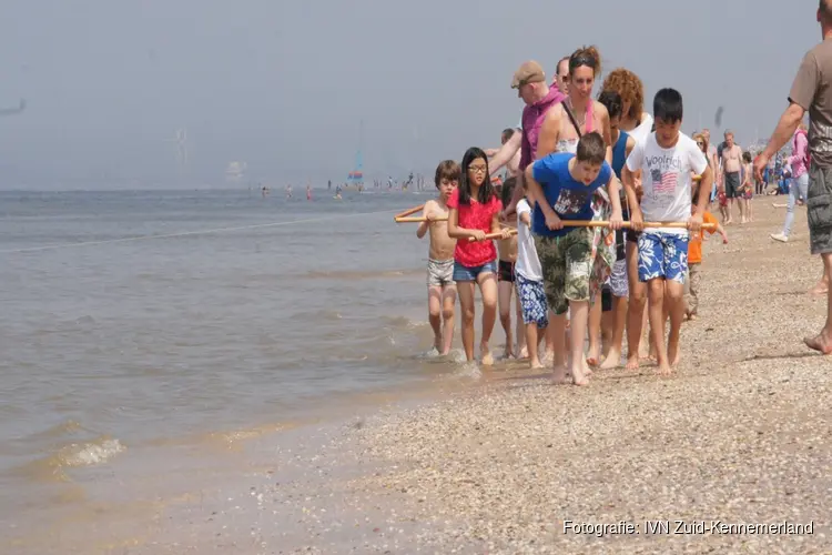 Vissen met een kor bij Parnassia op 17 september