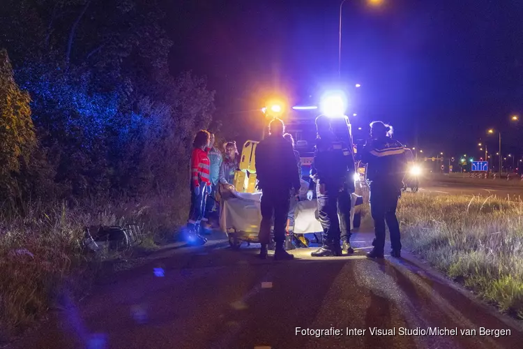 Hulpdiensten groots uitgerukt voor ongeval Westelijke Randweg