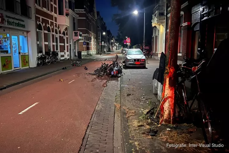 Vluchtende brokkenpiloot in Haarlem