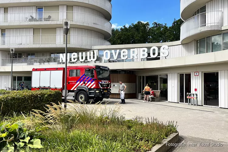 Hulpdiensten groots uitgerukt voor brandje bij woonzorgcentrum in Heemstede