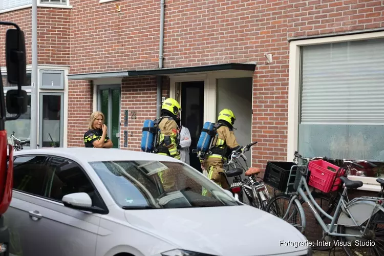 Brand in schuur van woning in Haarlem