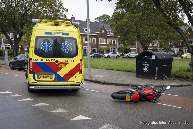 Motorrijder gewond bij ongeval op de Orionweg in Haarlem