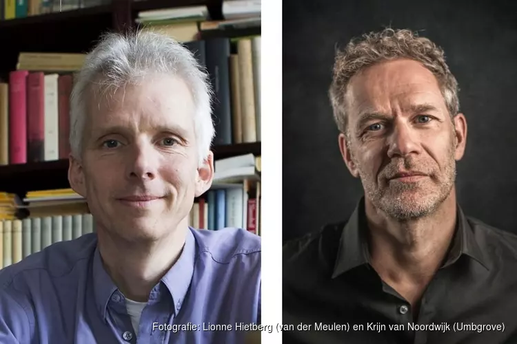 Haarlemse schrijvers Dik van der Meulen en Arthur Umbgrove in gesprek over hun boeken