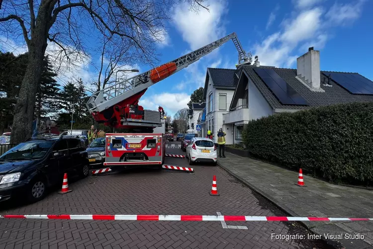 Brand op zolder van woning Heemstede