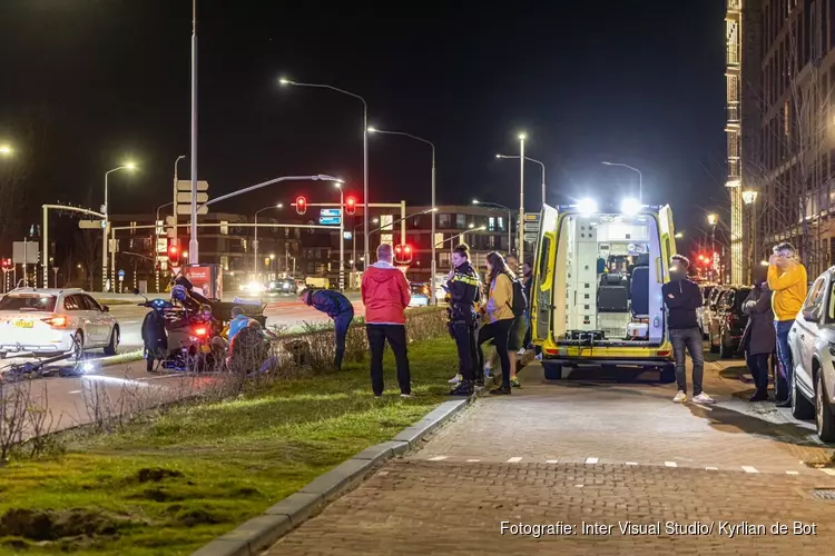 Twee gewonden bij ongeluk op fietspad in Haarlem