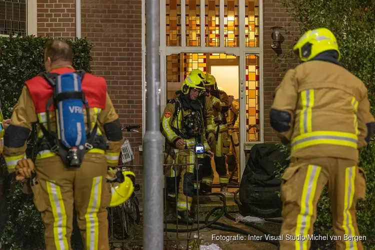 Brand in woning aan de Verspronckweg in Haarlem