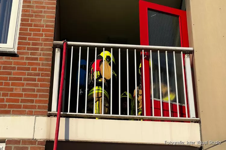 Brand in appartementencomplex in Haarlem