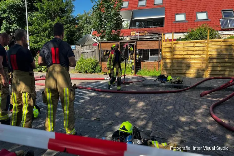 Woning in Spaarndam verwoest door brand