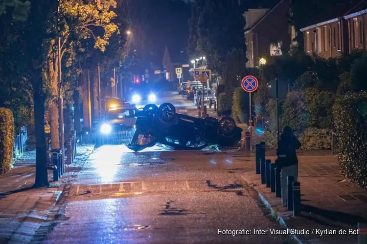 Ravage na eenzijdig ongeval Bennebroek: bestuurder aangehouden