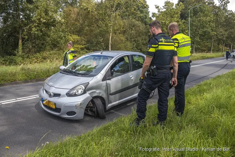 Veel schade bij botsing in Haarlem