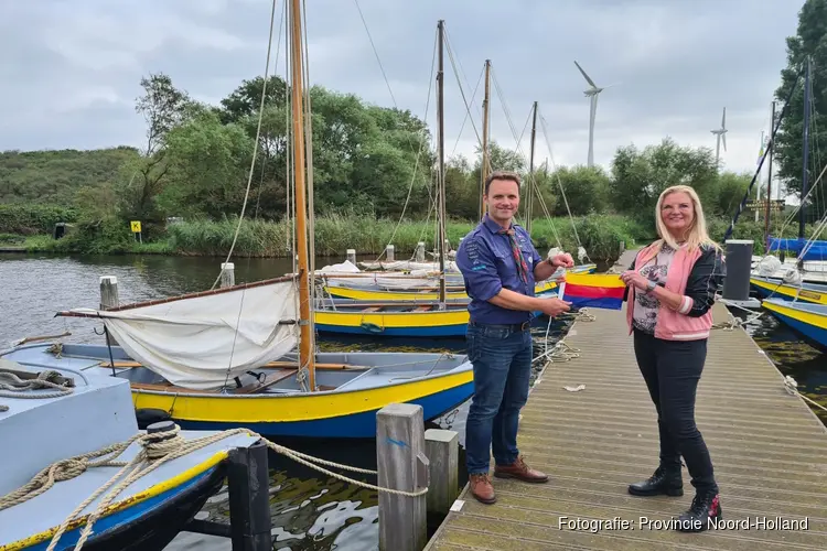 Vlaggen voor zeilboten waterscoutinggroep