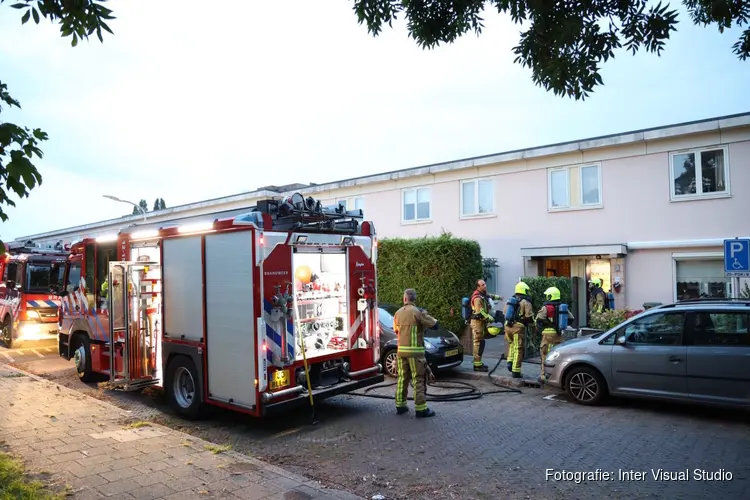 Brand in woning Weltevredenplein Haarlem