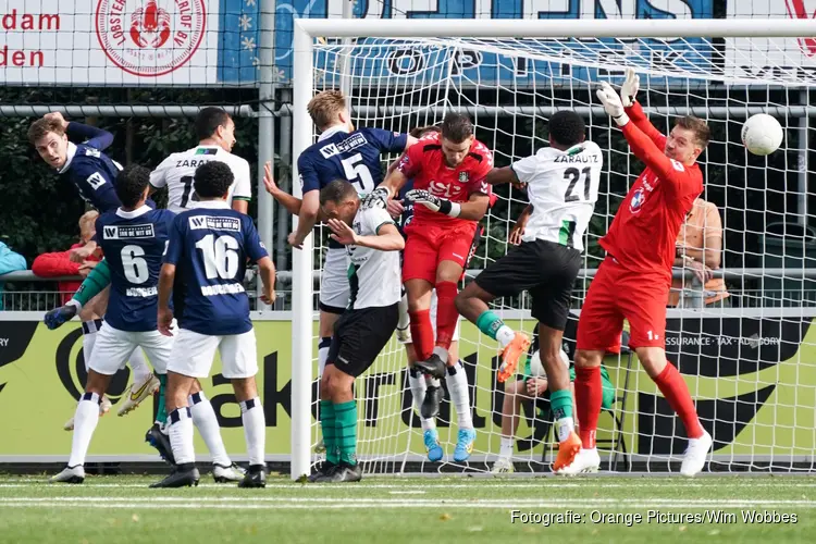 Koninklijke HFC loopt rood aan bij gelijkspel in Scheveningen