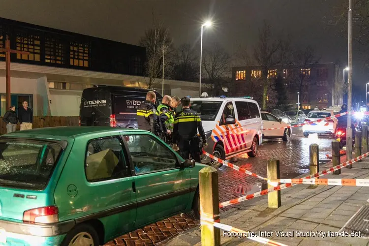 Steekpartij op straat in Haarlem