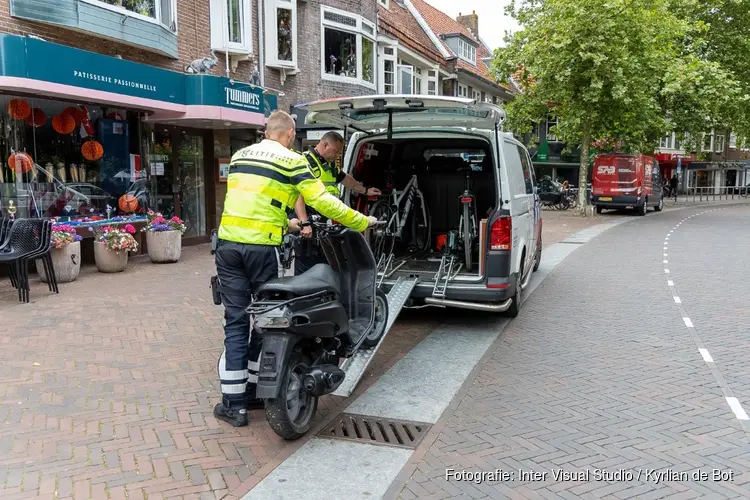 Scooter in beslag genomen bij ongeluk in Heemstede