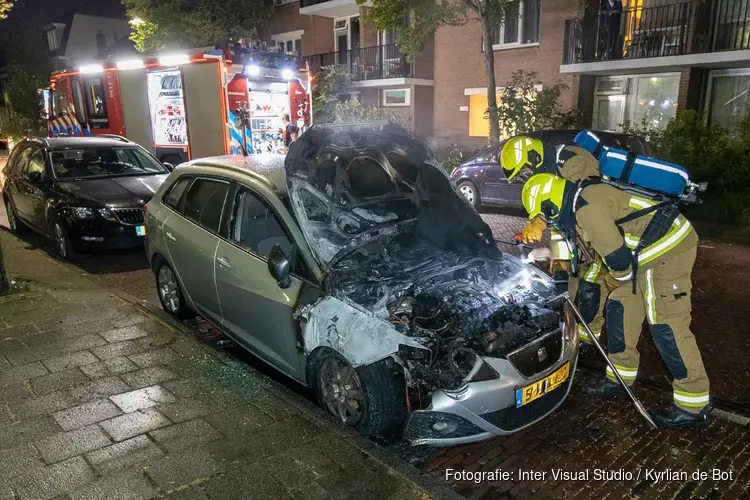 Opnieuw nachtelijke autobrand in Haarlem