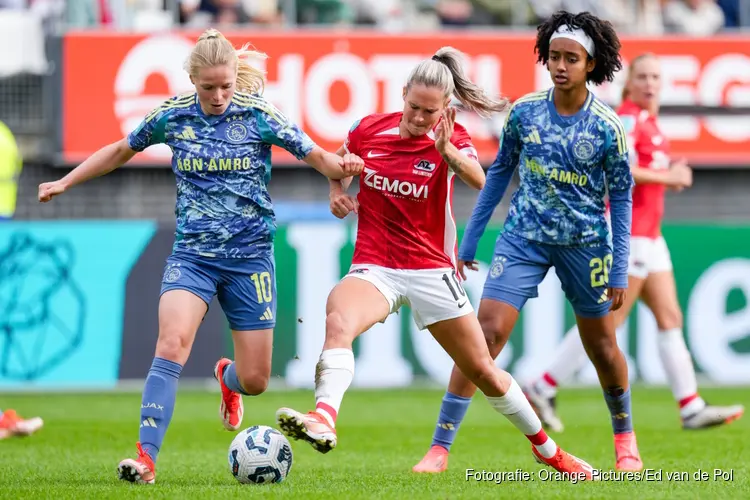 AZ Vrouwen verliezen nipt van Ajax