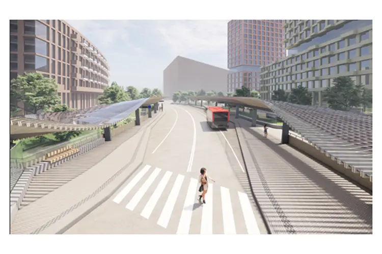 Ontwerp voor busstation Haarlem