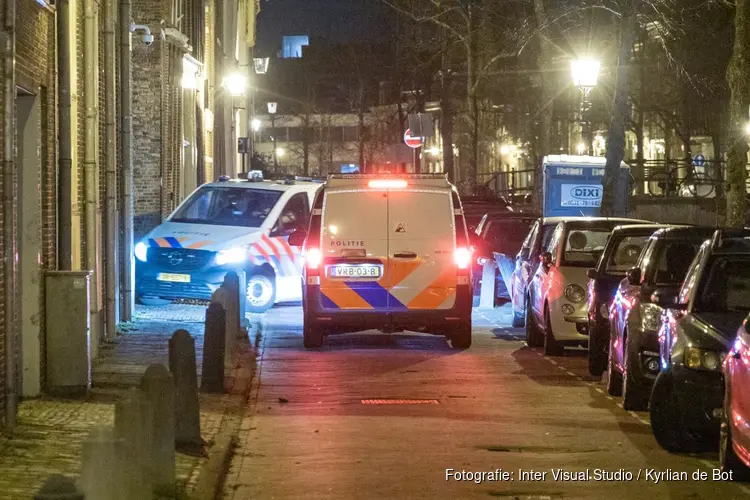 Hulpdiensten redden te water geraakte vrouw in Haarlem