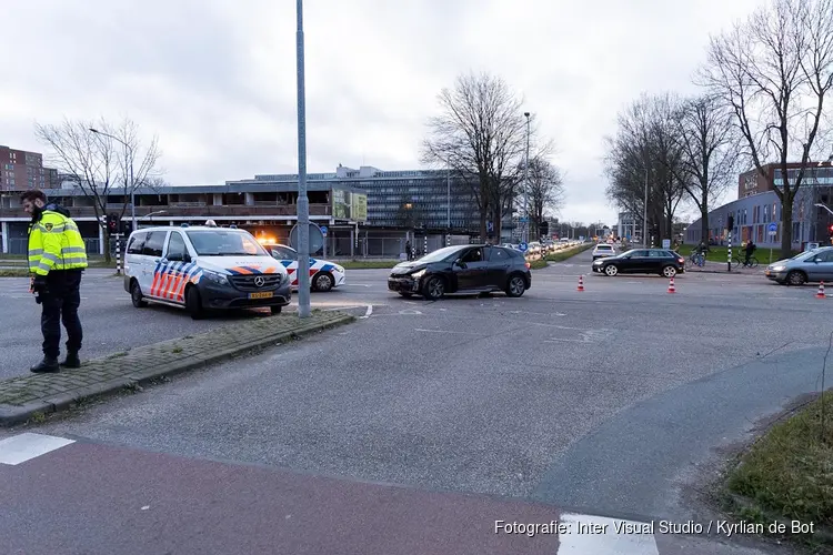 Aanrijding op Amerikaweg in Haarlem