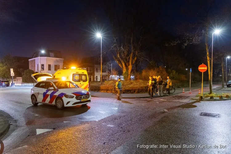 Spekglad fietspad zorg voor ongeval in Haarlem