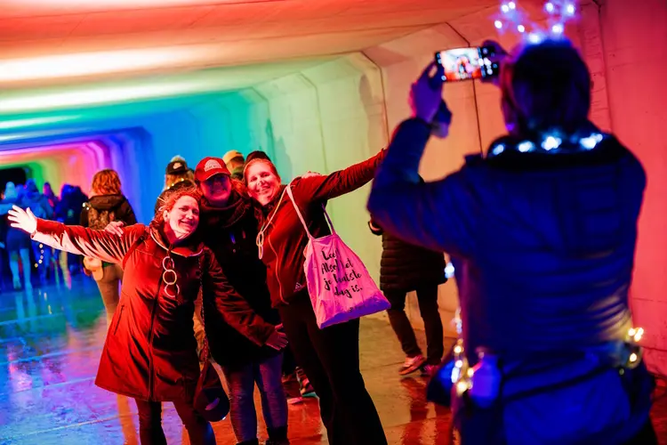 Zandvoort baadt in licht op 15 februari tijdens de Zandvoort Light Walk