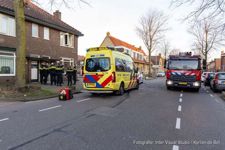 Valpartij uit woning in Haarlem